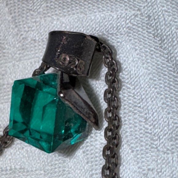 925 Silver Necklace with 925 Silver Pendant - Picture 3 of 9